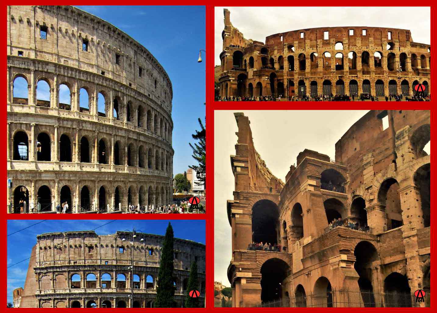 Particolari del Colosseo